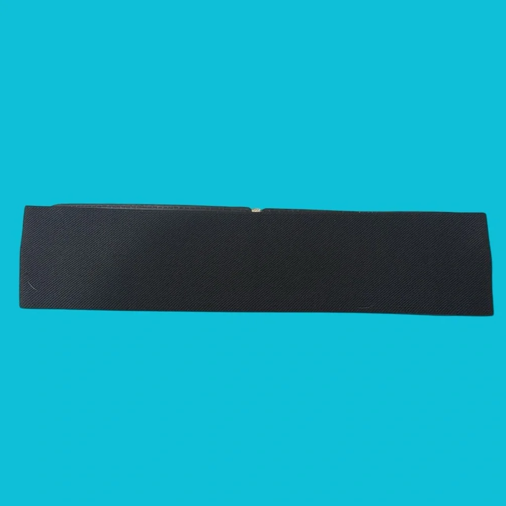Black Silver Disc Stretch Belt‎